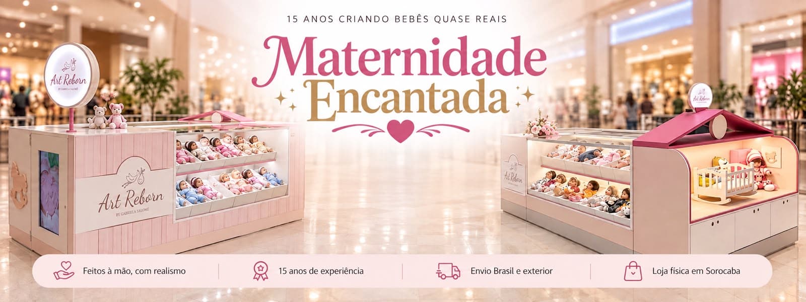Muñeca reborn Maternidade Encantada